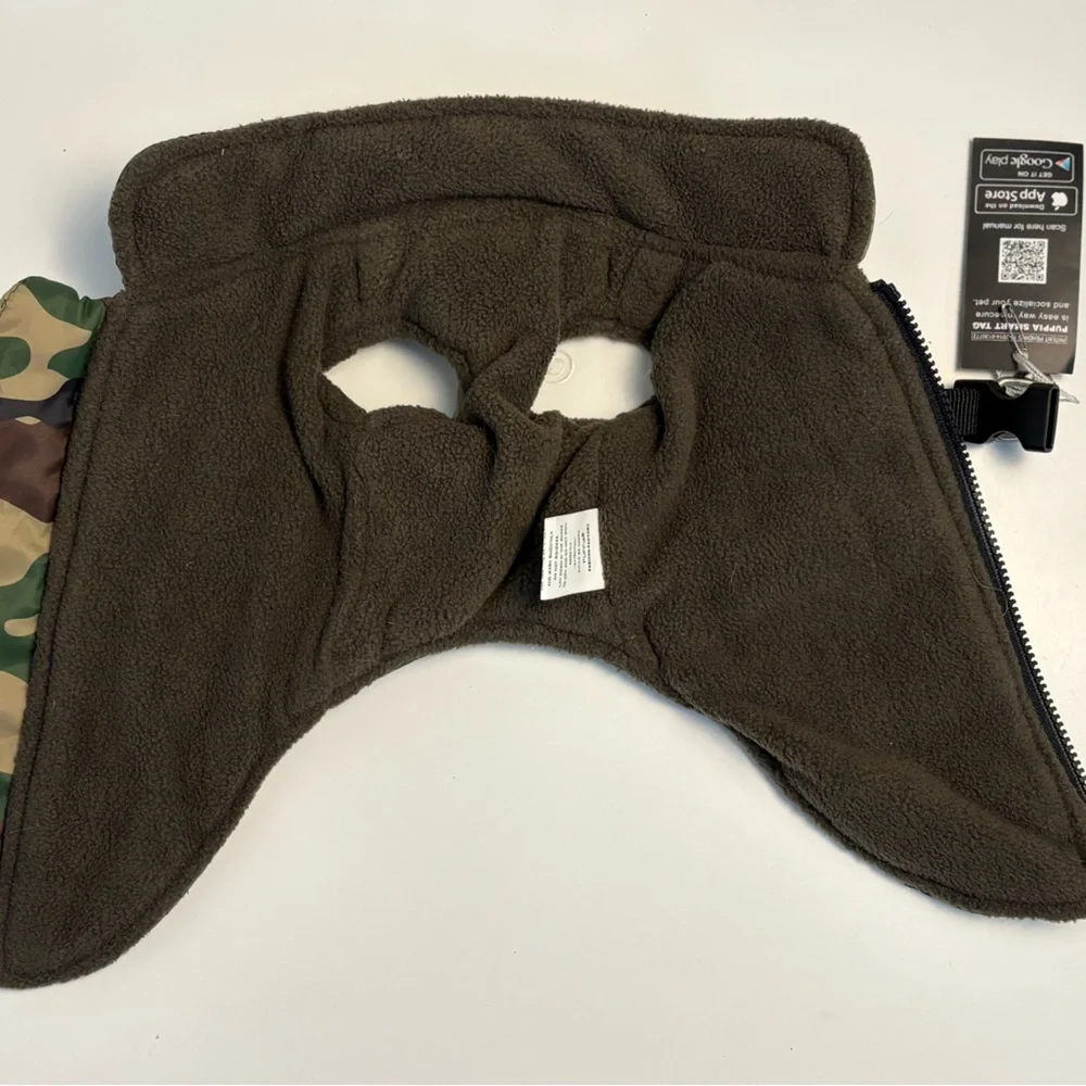 Puppia Camouflage Dog Vest with Harness